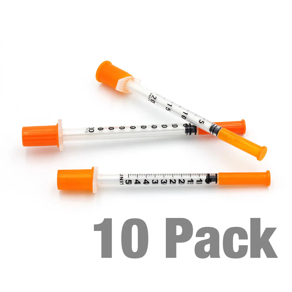 Insulin Syringes - 29G 1CC 1/2" (10 pack) Vista RX MD